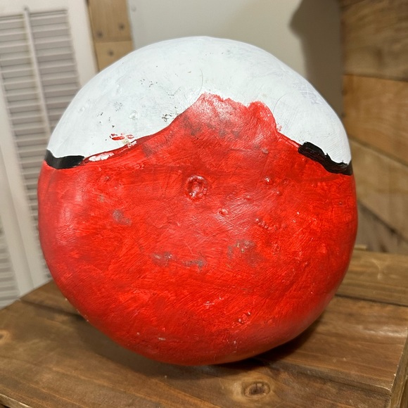 Hand Painted Santa Gourd - Picture 4 of 5